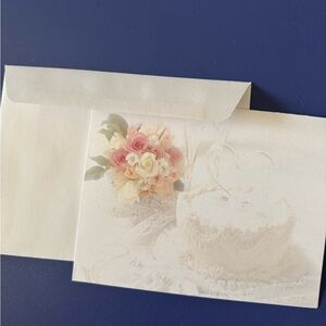 Vintage Wedding Invitations Blank with Envelopes 92 pcs + 6 without envelopes